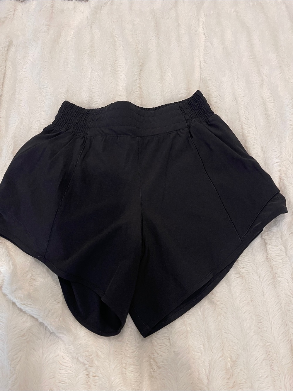Gottex Black Athletic Shorts with Elastic Waistband